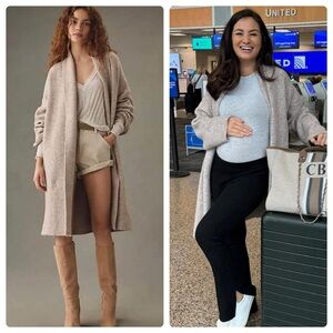 Anthropologie Mariel Longline Cardigan Sweater